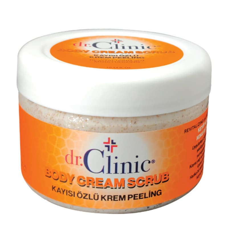 Крем-пілінг для обличчя та тіла з абрикосовими кісточками Apricot Extract Cream Peeling – DR.CLINIC