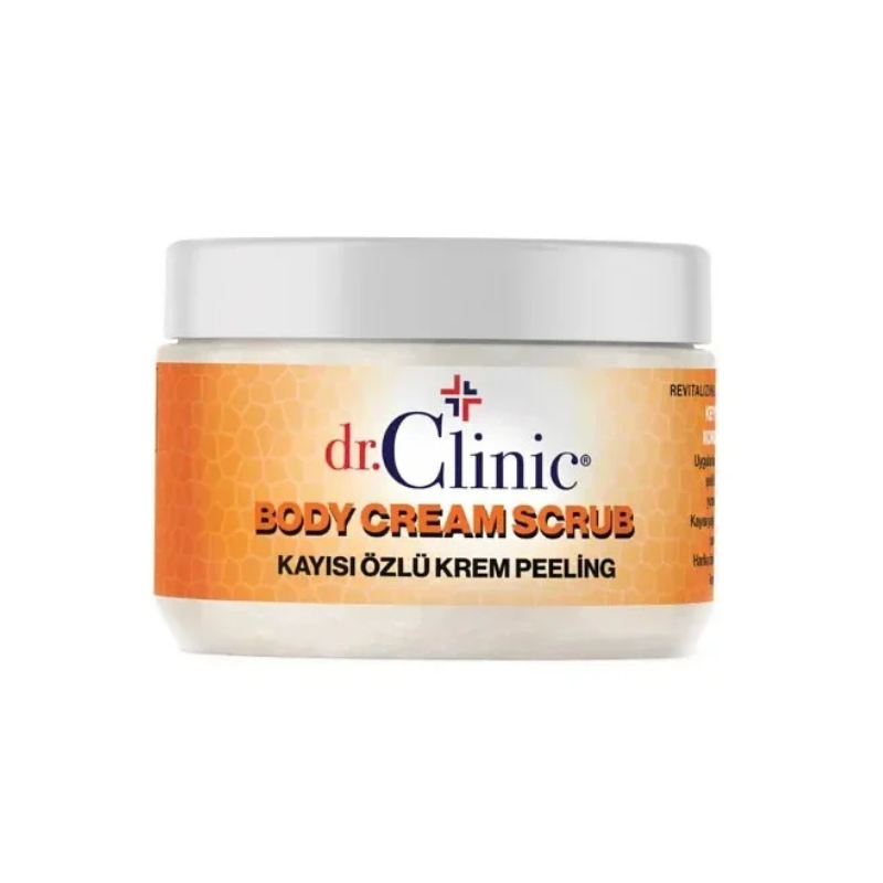 Крем-пілінг для обличчя та тіла з абрикосовими кісточками Apricot Extract Cream Peeling – DR.CLINIC