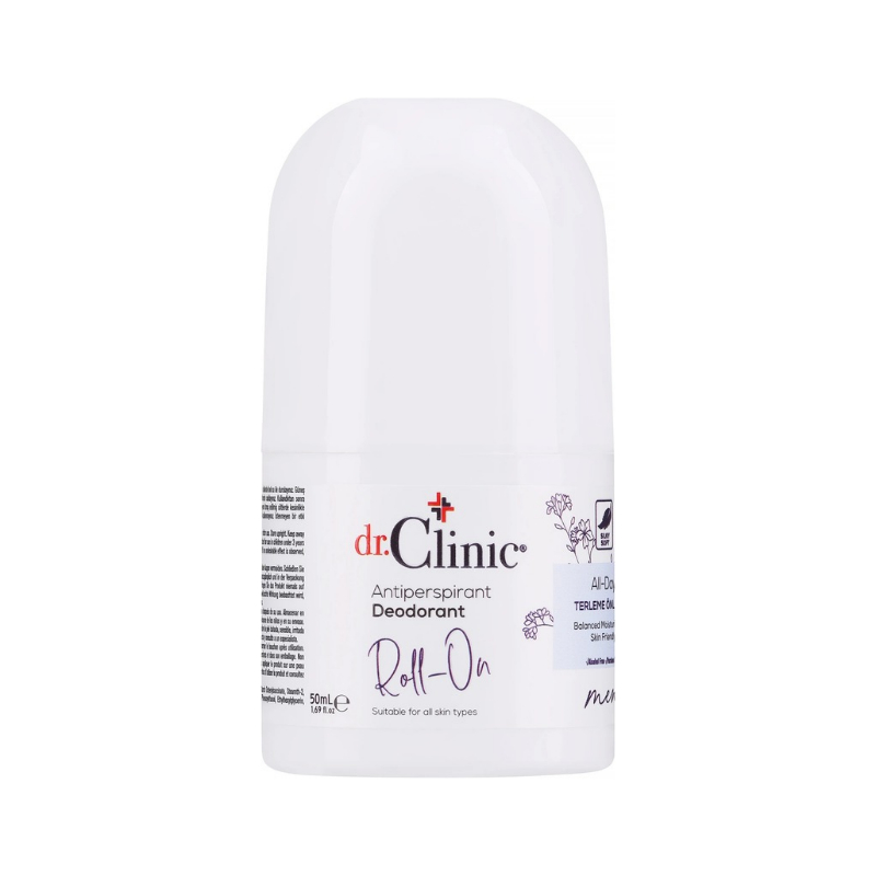 Чоловічий антиперспірант-дезодорант роликовий із тривалим захистом Men's Antiperspirant Roll-On – DR.CLINIC