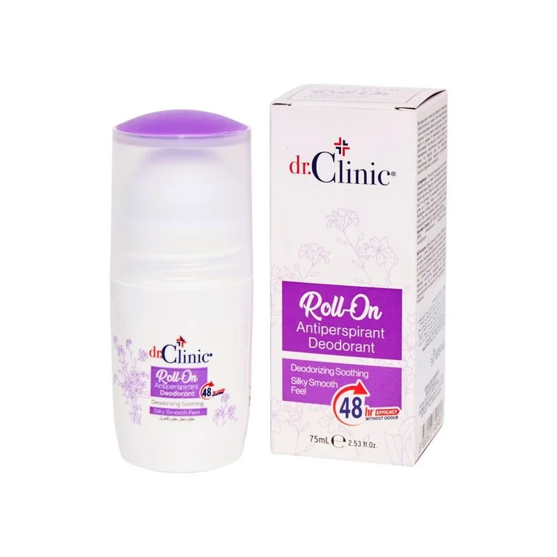 Антиперспірант-дезодорант роликовий з ніжним квітковим ароматом Purple – DR.CLINIC