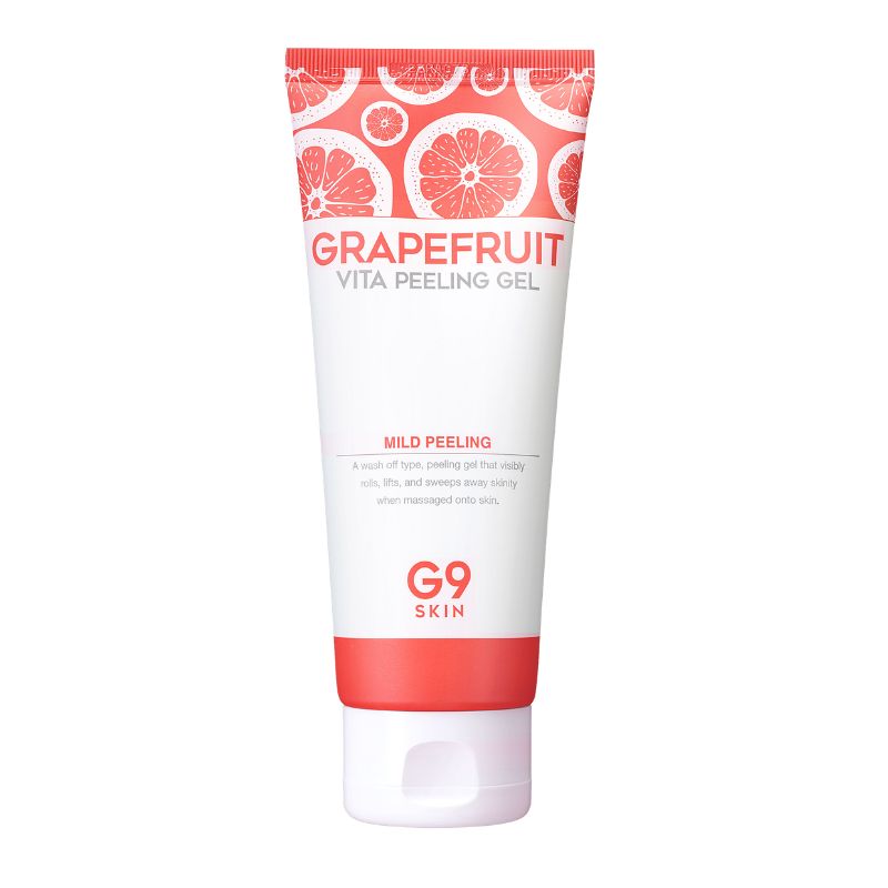Пілінг-гель для обличчя з екстрактом грейпфрута та AHA/BHA-кислотами - G9SKIN